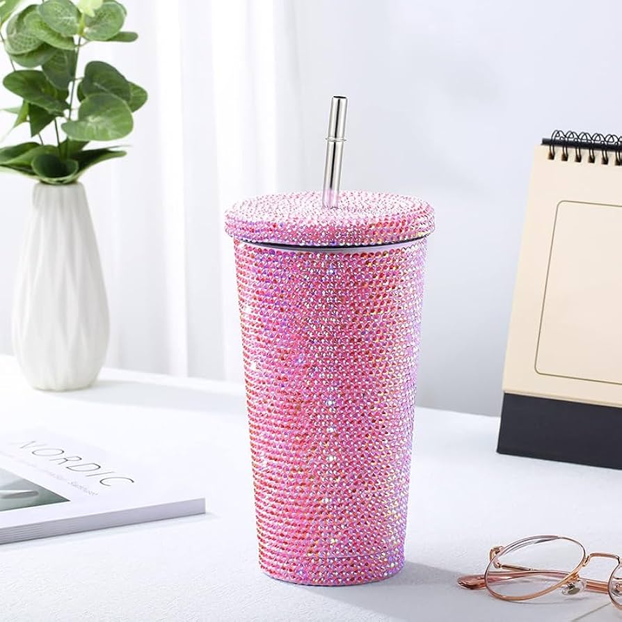 Amazon｜Yavoluy ステンレス タンブラー ストロー 蓋付き